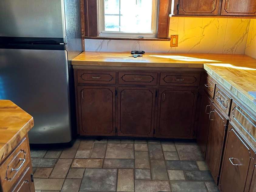 106 Myrtle Street, Morganton, NC 28655.  MLS# CAR4422677, YatesRealty ID 49887. Owner's picture - kitchen empty