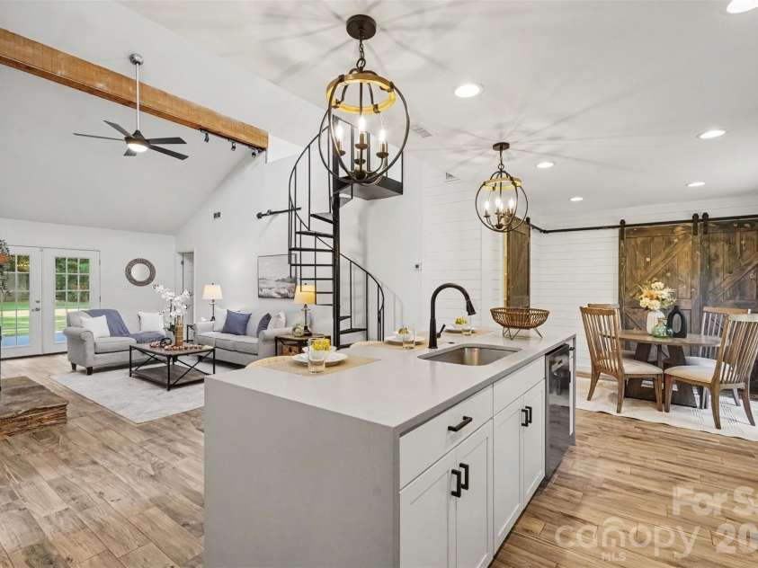 9620 Fir Knoll Road, Mint Hill, NC 28227.  MLS# CAR4419906, YatesRealty ID 49919. Open kitchen and great room