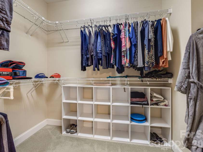 212 Carriage Springs Way, Hendersonville, NC 28791.  MLS# CAR4420645, YatesRealty ID 49923. Large walk in closet.