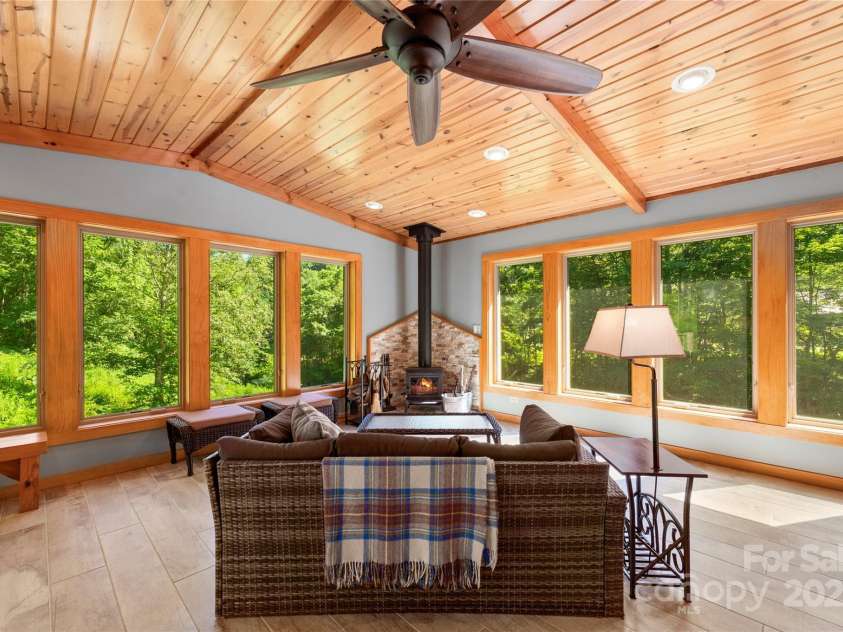 2316 NC 63 Highway, Hot Springs, NC 28743.  MLS# CAR4278288, YatesRealty ID 4993. Heated floors!