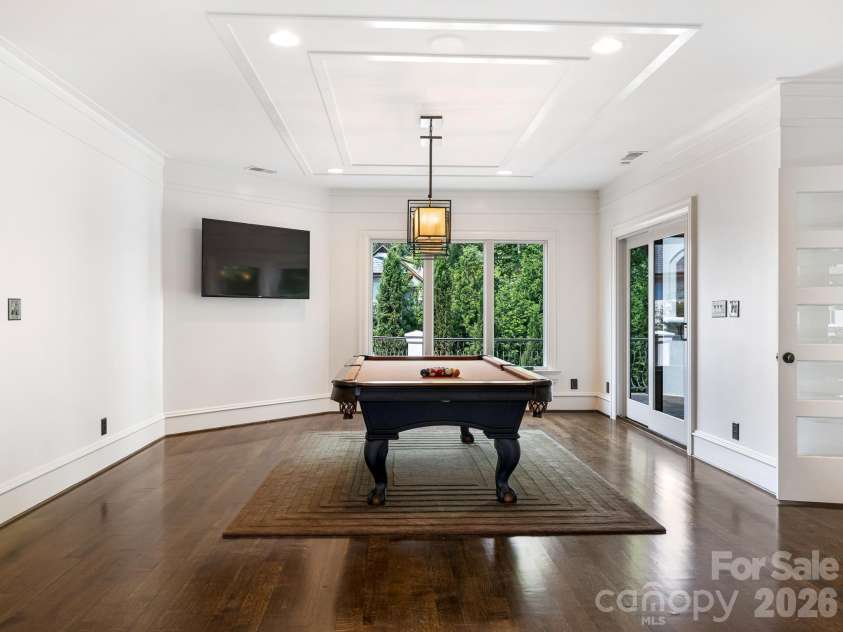 6323 Saint Stephen Lane, Charlotte, NC 28210.  MLS# CAR4422911, YatesRealty ID 49932. Billiards Room