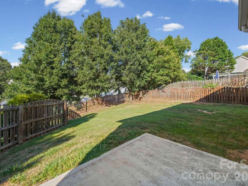 9105 Shepparton Drive, Huntersville, NC 28078.  MLS# CAR4421789, YatesRealty ID 49933. Backyard - Alternate View