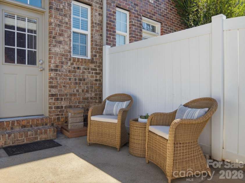 9533 Longstone Lane, Charlotte, NC 28277.  MLS# CAR4423027, YatesRealty ID 49947. Rear patio off the kitchen