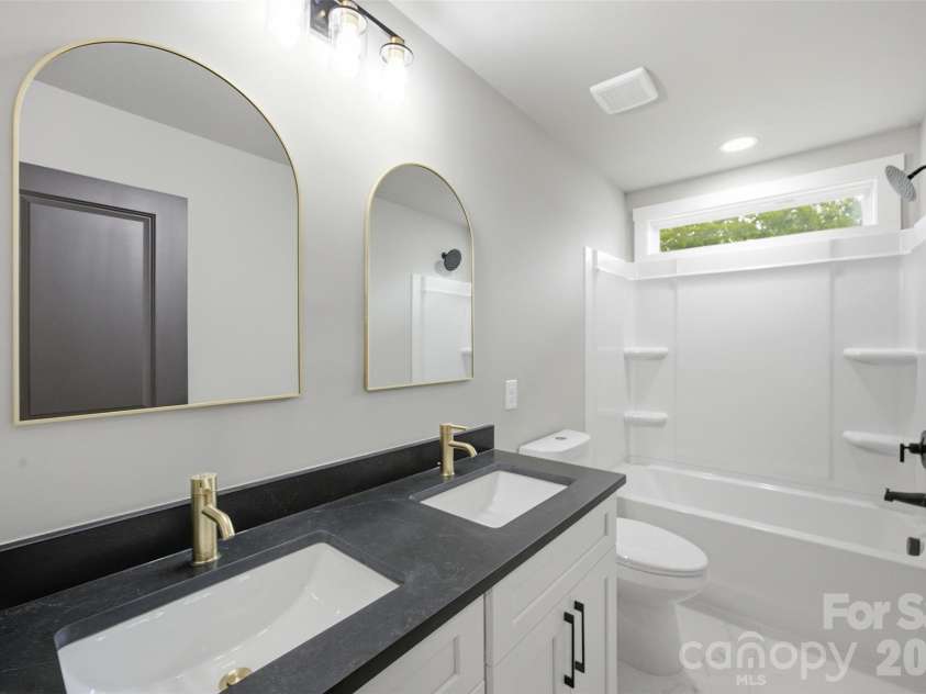 511 Ligon Street, Shelby, NC 28150.  MLS# CAR4410205, YatesRealty ID 49948. Guest bath, double vanity