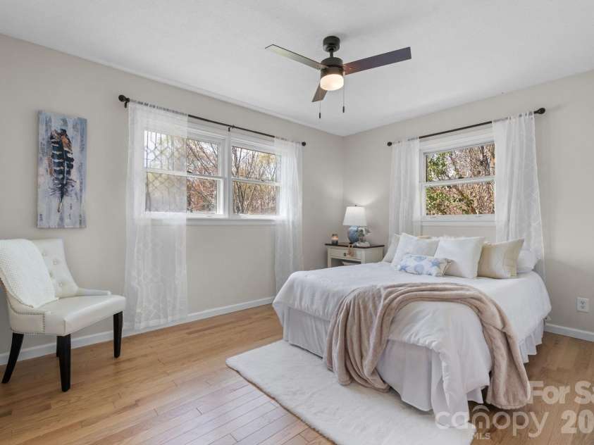 307 Park Drive, Stanley, NC 28164.  MLS# CAR4359608, YatesRealty ID 4997. Primary bedroom with His & Hers Closets