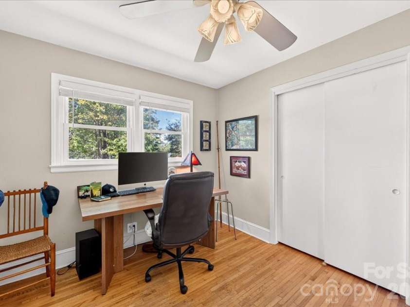 1442 Plumcrest Drive, Charlotte, NC 28216.  MLS# CAR4422358, YatesRealty ID 49987. Bedroom being used as office