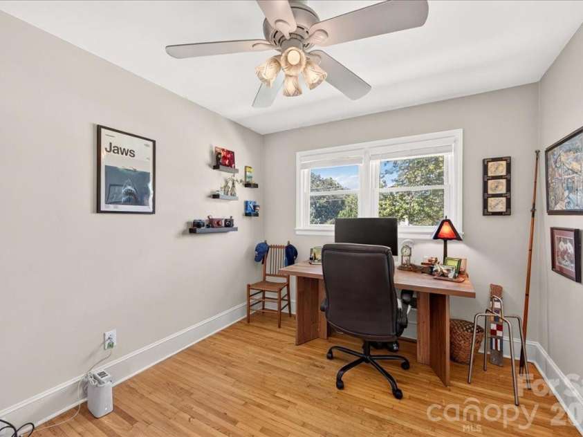 1442 Plumcrest Drive, Charlotte, NC 28216.  MLS# CAR4422358, YatesRealty ID 49987. Bedroom used as office