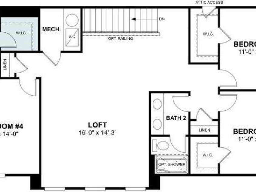 238 Amber Glen Drive, Locust, NC 28097.  MLS# CAR4423296, YatesRealty ID 49989. Second floor