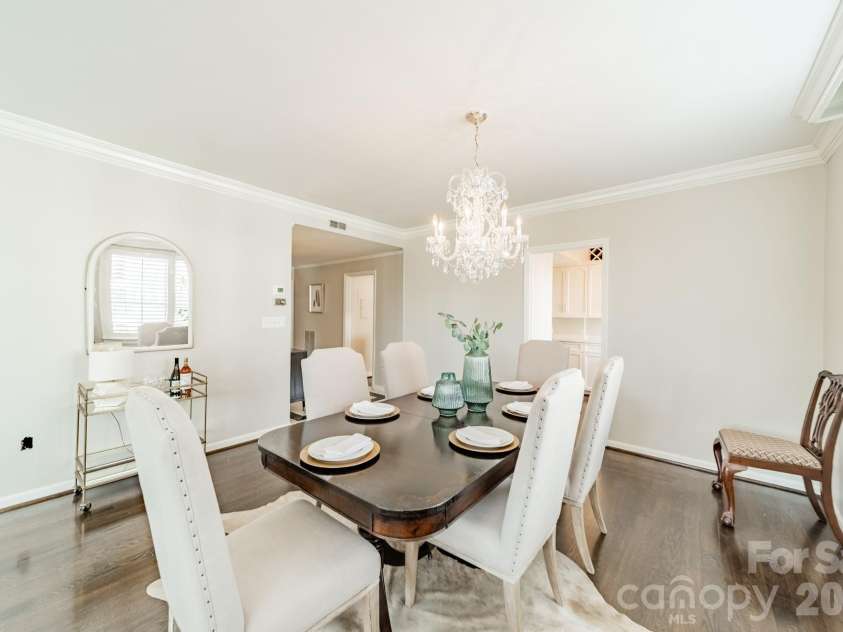 1530 Queens Road, Charlotte, NC 28207.  MLS# CAR4413121, YatesRealty ID 50008. Dining Room