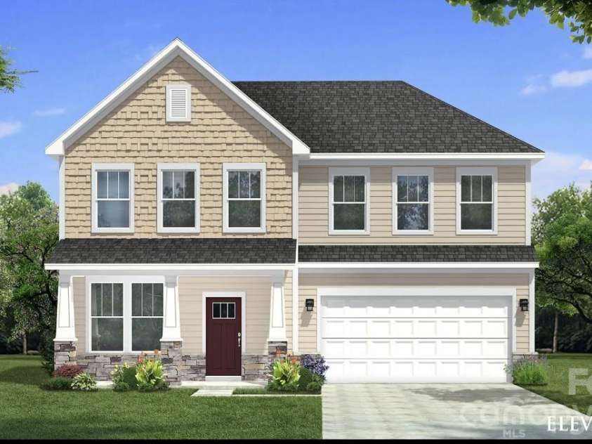 744 Sirius Lane, York, SC 29745.  MLS# CAR4359766, YatesRealty ID 5002. Burton- Elevation 3Artist Rendering Only