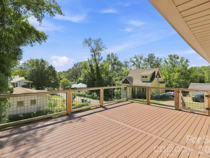 14 Indiana Avenue, Asheville, NC 28806.  MLS# CAR4401394, YatesRealty ID 50059. Back deck