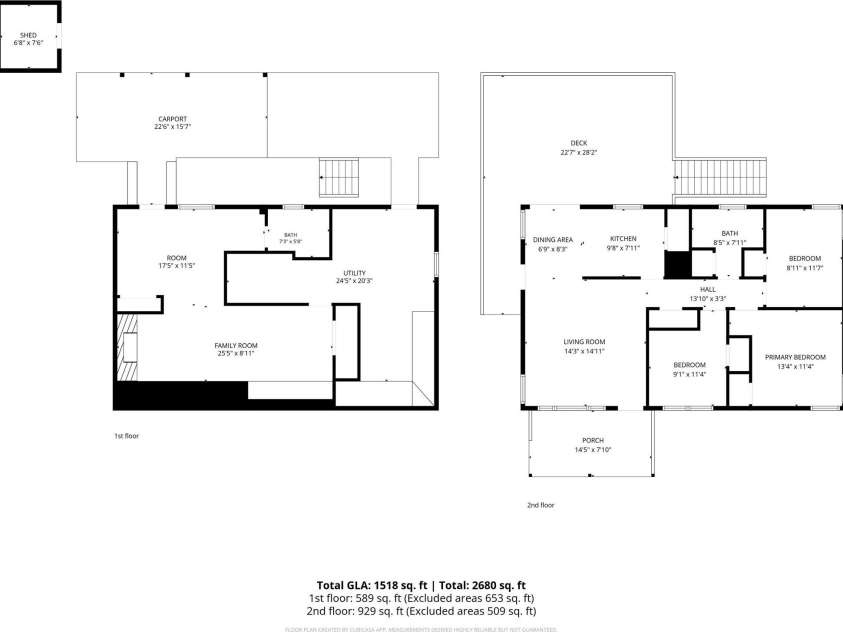 14 Indiana Avenue, Asheville, NC 28806.  MLS# CAR4401394, YatesRealty ID 50059. Floor plan