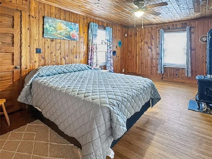683 McDaniel Road, Lake Lure, NC 28746.  MLS# CAR4422885, YatesRealty ID 50074. Bedroom 1