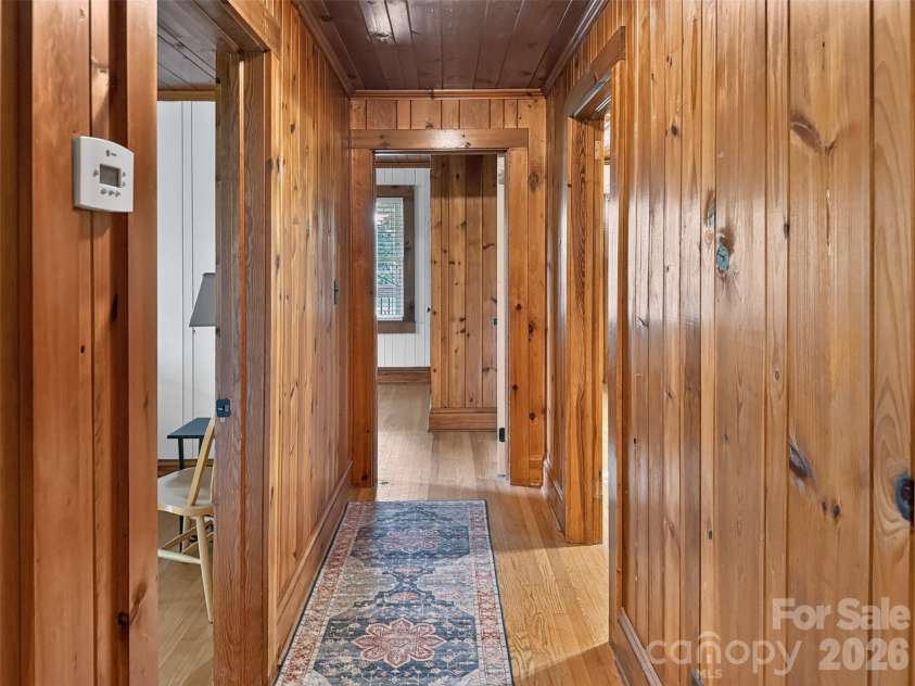 683 McDaniel Road, Lake Lure, NC 28746.  MLS# CAR4422885, YatesRealty ID 50074. Hallway