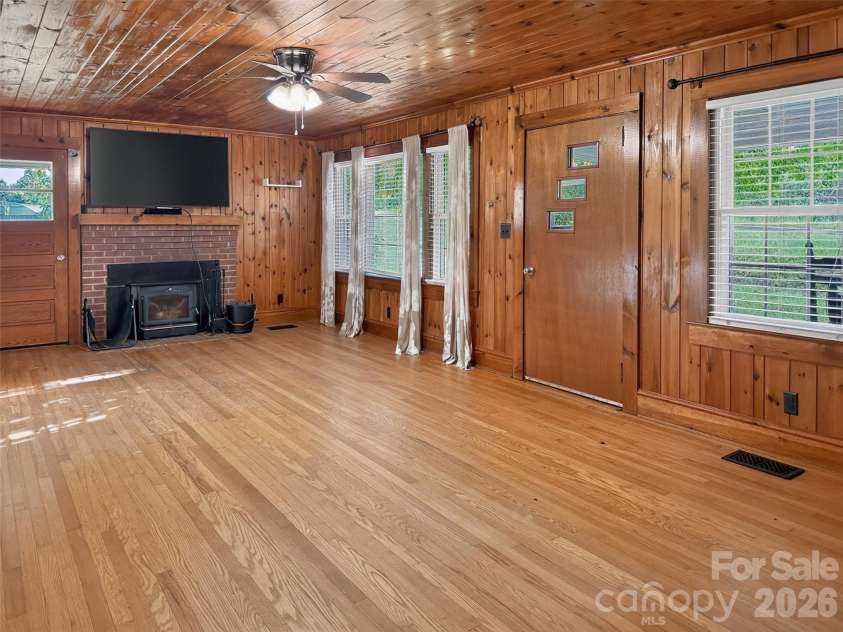 683 McDaniel Road, Lake Lure, NC 28746.  MLS# CAR4422885, YatesRealty ID 50074. Living Room
