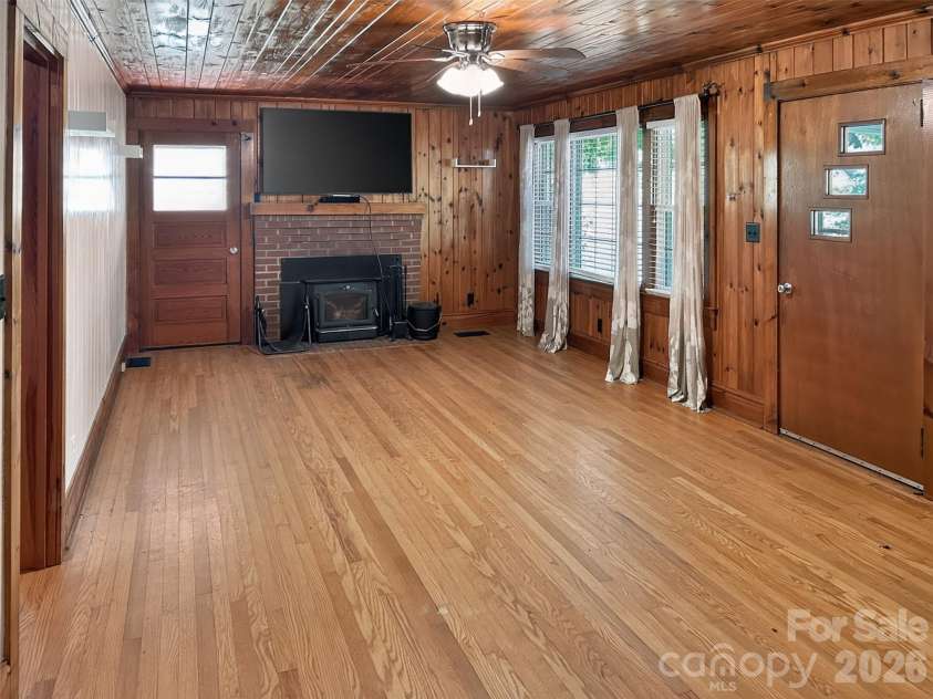 683 McDaniel Road, Lake Lure, NC 28746.  MLS# CAR4422885, YatesRealty ID 50074. Living Room