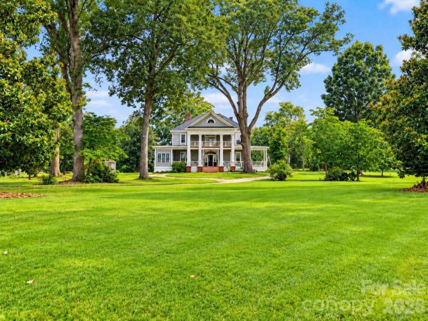 3628 Rainey Avenue, Sharon, SC 29742.  MLS# CAR4417525, YatesRealty ID 50078. Front view of home & lawn