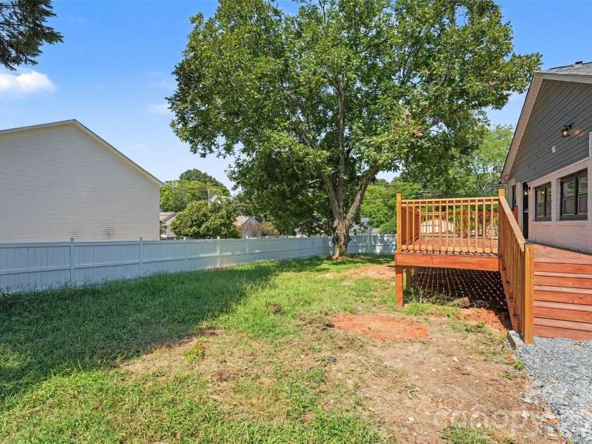 600 Chapel Street, Landis, NC 28088.  MLS# CAR4422527, YatesRealty ID 50080. Backyard