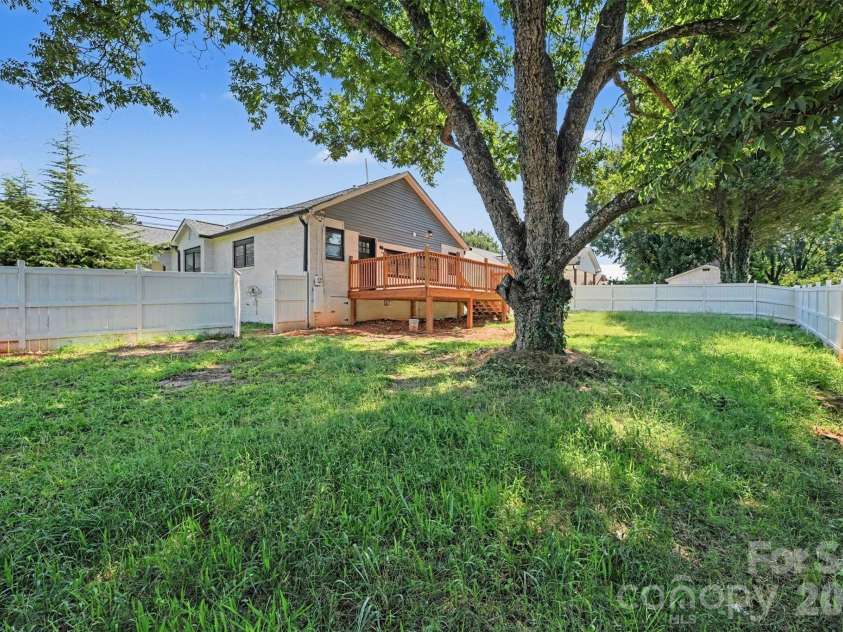 600 Chapel Street, Landis, NC 28088.  MLS# CAR4422527, YatesRealty ID 50080. Backyard- fenced in