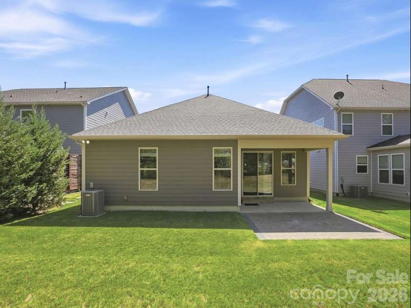 3029 Mendenhall Street, Indian Trail, NC 28079.  MLS# CAR4417680, YatesRealty ID 50106. Backyard