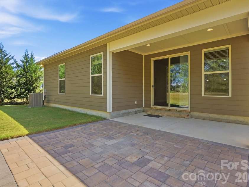 3029 Mendenhall Street, Indian Trail, NC 28079.  MLS# CAR4417680, YatesRealty ID 50106. Extended Patio