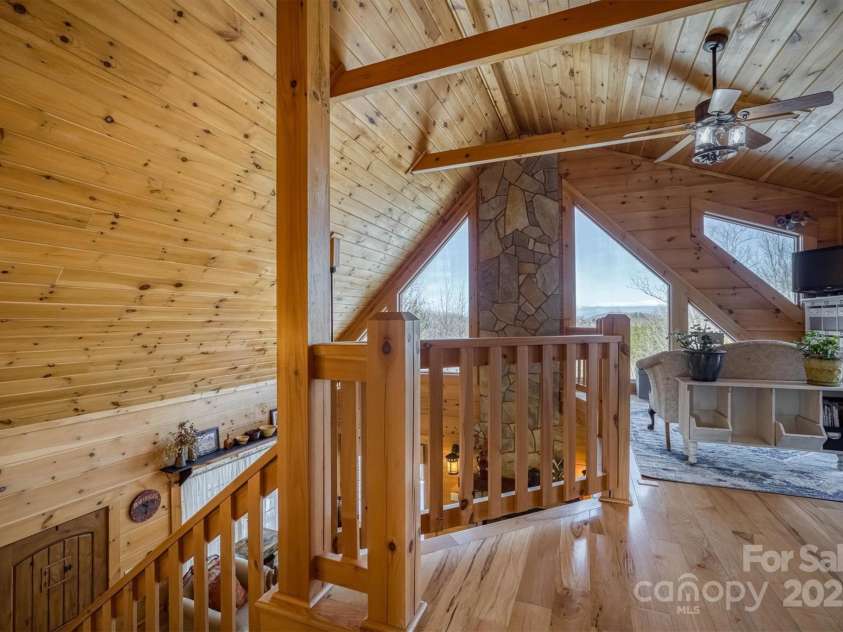 1186 Grandview Peaks Drive, Nebo, NC 28761.  MLS# CAR4215417, YatesRealty ID 5014. Open Loft