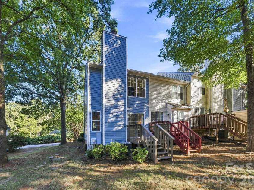 8112 Circle Tree Lane, Charlotte, NC 28277.  MLS# CAR4423668, YatesRealty ID 50143. Privacy among the mature trees.