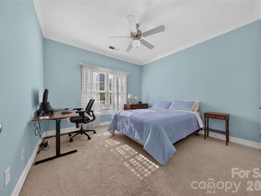 9605 White Hemlock Lane, Charlotte, NC 28270.  MLS# CAR4422399, YatesRealty ID 50151. Bedroom Three