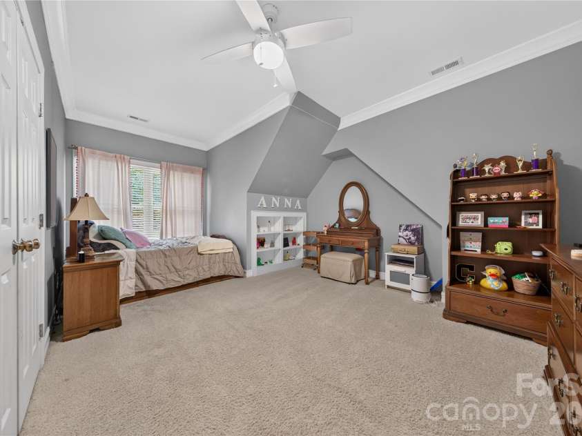 9605 White Hemlock Lane, Charlotte, NC 28270.  MLS# CAR4422399, YatesRealty ID 50151. Bedroom Two