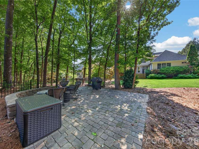 9605 White Hemlock Lane, Charlotte, NC 28270.  MLS# CAR4422399, YatesRealty ID 50151. Paver Patio