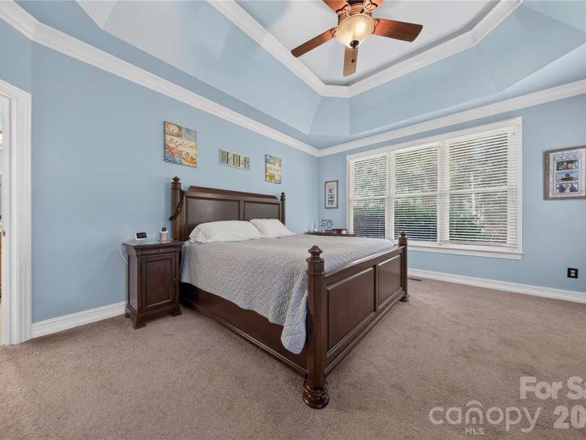 9605 White Hemlock Lane, Charlotte, NC 28270.  MLS# CAR4422399, YatesRealty ID 50151. Primary Bedroom