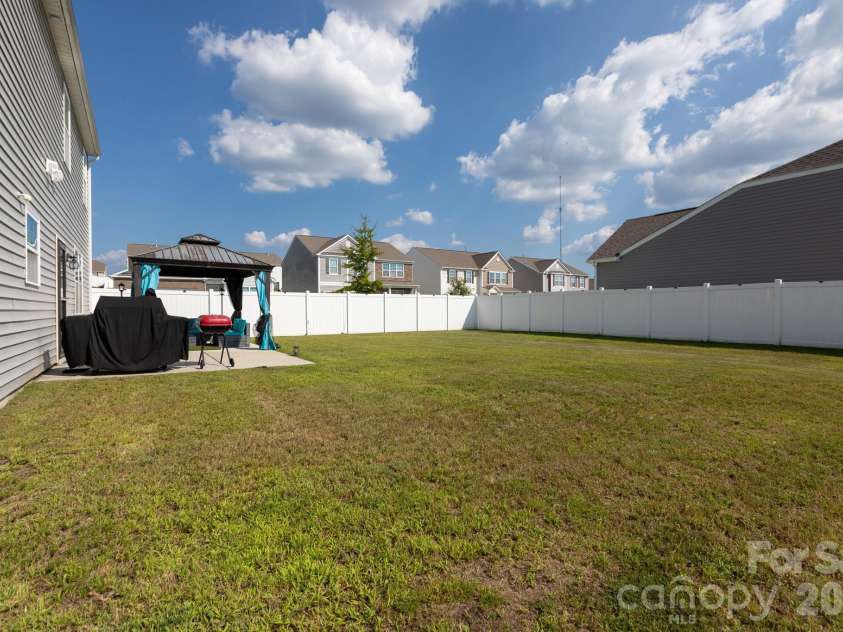 1353 Melon Colony Avenue, Concord, NC 28027.  MLS# CAR4422273, YatesRealty ID 50170. Backyard View 2