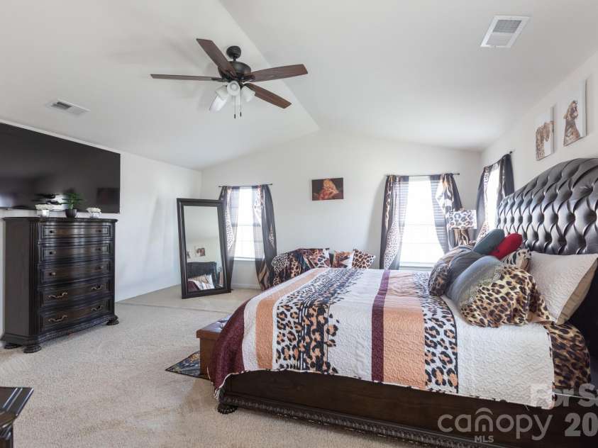 1353 Melon Colony Avenue, Concord, NC 28027.  MLS# CAR4422273, YatesRealty ID 50170. Master Bedroom view 3