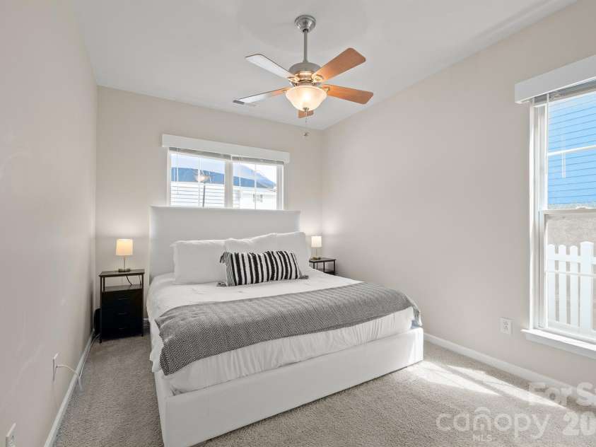 14525 Holly Springs Drive, Huntersville, NC 28078.  MLS# CAR4421540, YatesRealty ID 50173. Bed 3, on main and easily accommodates a king bed