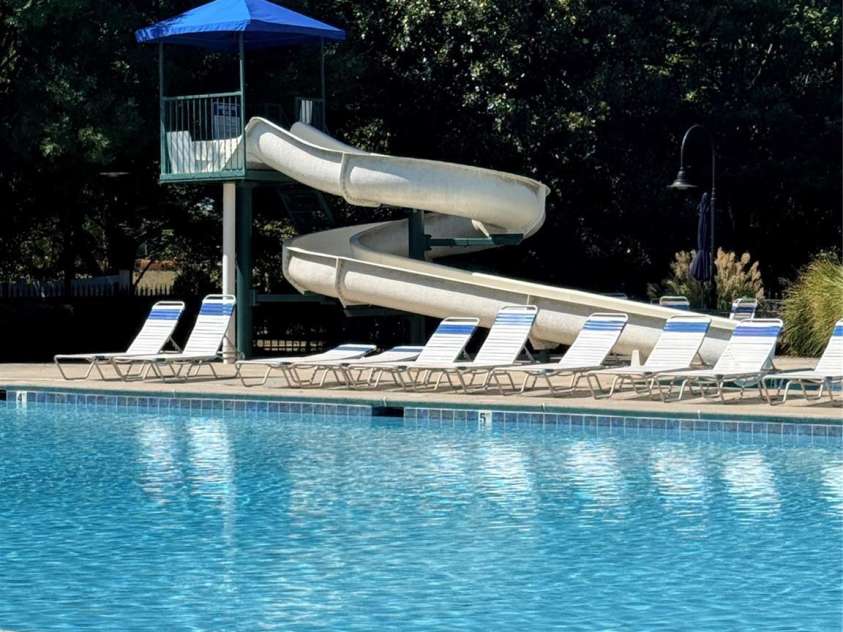 14525 Holly Springs Drive, Huntersville, NC 28078.  MLS# CAR4421540, YatesRealty ID 50173. Pool and slide