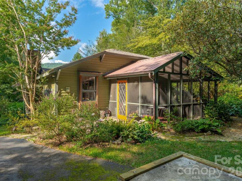 95 Chestnut Hill Loop Road, Gerton, NC 28735.  MLS# CAR4420243, YatesRealty ID 50183. Back of house.