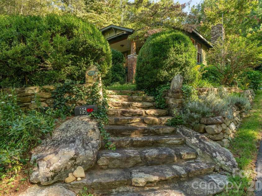 95 Chestnut Hill Loop Road, Gerton, NC 28735.  MLS# CAR4420243, YatesRealty ID 50183. Custom stonework.