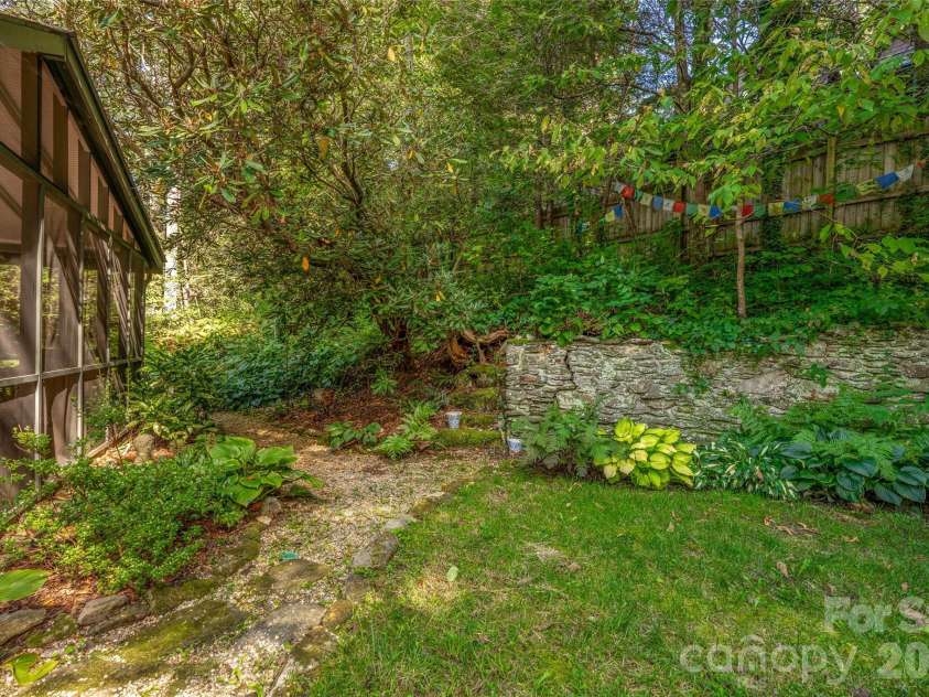 95 Chestnut Hill Loop Road, Gerton, NC 28735.  MLS# CAR4420243, YatesRealty ID 50183. Great backyard.
