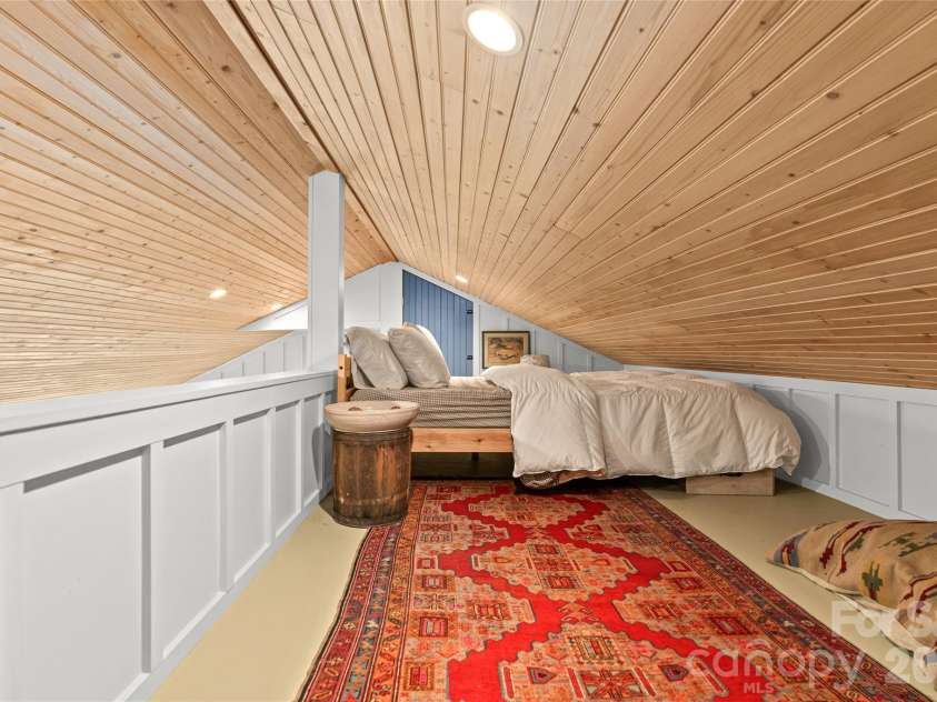 95 Chestnut Hill Loop Road, Gerton, NC 28735.  MLS# CAR4420243, YatesRealty ID 50183. Sleeping loft.