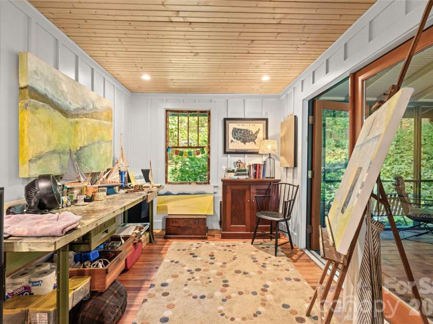 95 Chestnut Hill Loop Road, Gerton, NC 28735.  MLS# CAR4420243, YatesRealty ID 50183. Studio/office/bunkroom