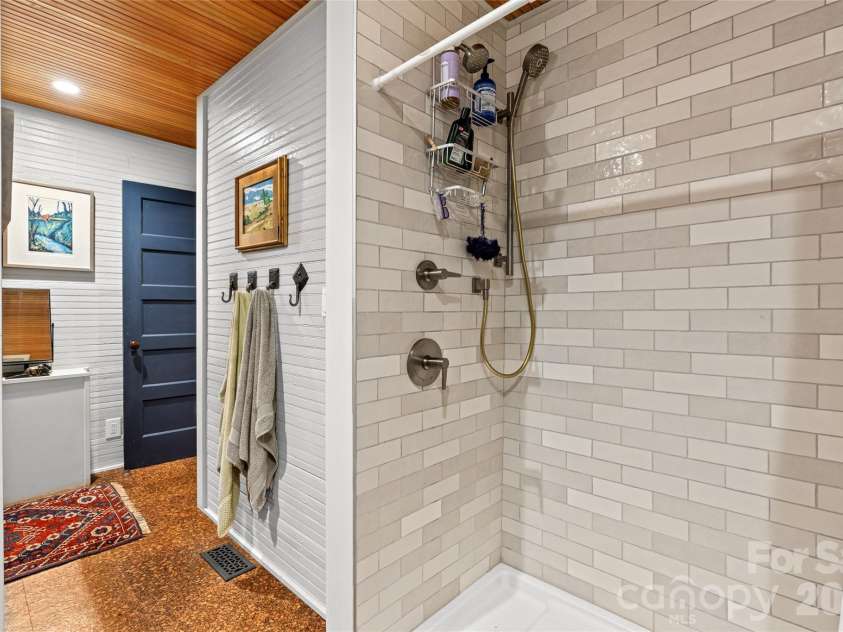 95 Chestnut Hill Loop Road, Gerton, NC 28735.  MLS# CAR4420243, YatesRealty ID 50183. Walk in shower