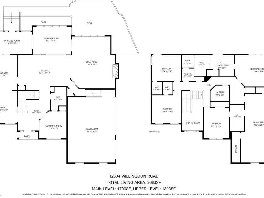 12604 Willingdon Road, Huntersville, NC 28078.  MLS# CAR4420497, YatesRealty ID 50186. 
