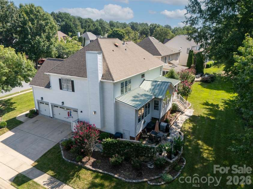 12604 Willingdon Road, Huntersville, NC 28078.  MLS# CAR4420497, YatesRealty ID 50186. Three car garage!