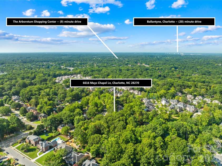 6616 Mays Chapel Lane, Charlotte, NC 28270.  MLS# CAR4419963, YatesRealty ID 50188. 