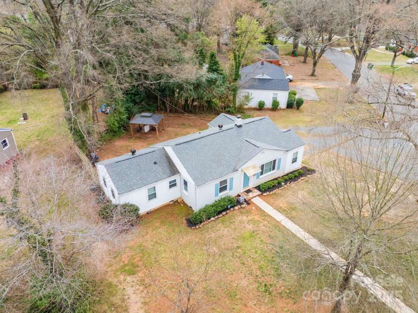 3036 Marlowe Avenue, Charlotte, NC 28208.  MLS# CAR4232409, YatesRealty ID 5019. Aerial of lot