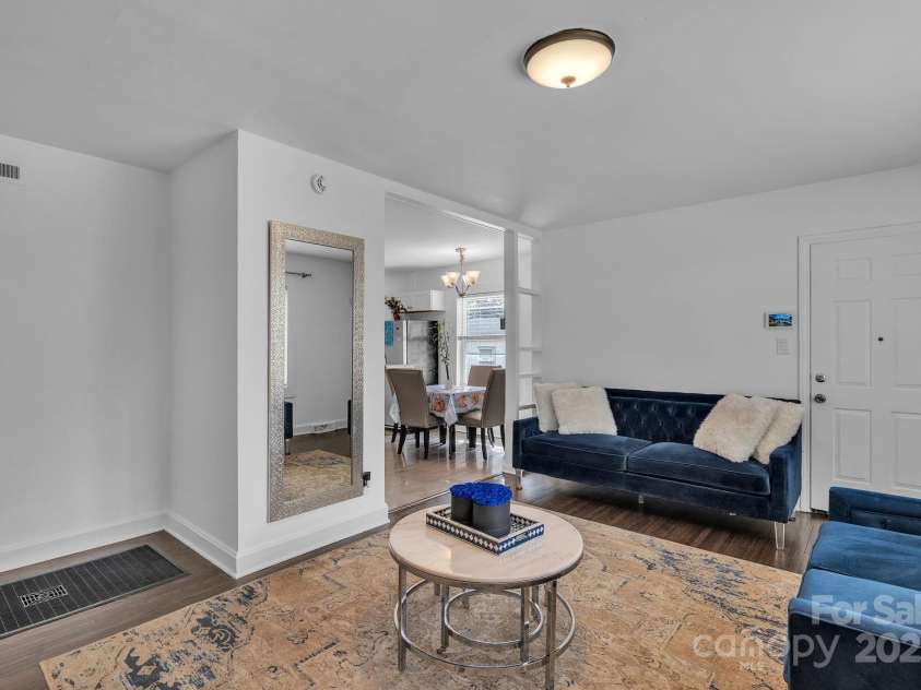 3036 Marlowe Avenue, Charlotte, NC 28208.  MLS# CAR4232409, YatesRealty ID 5019. Kitchen view- Living