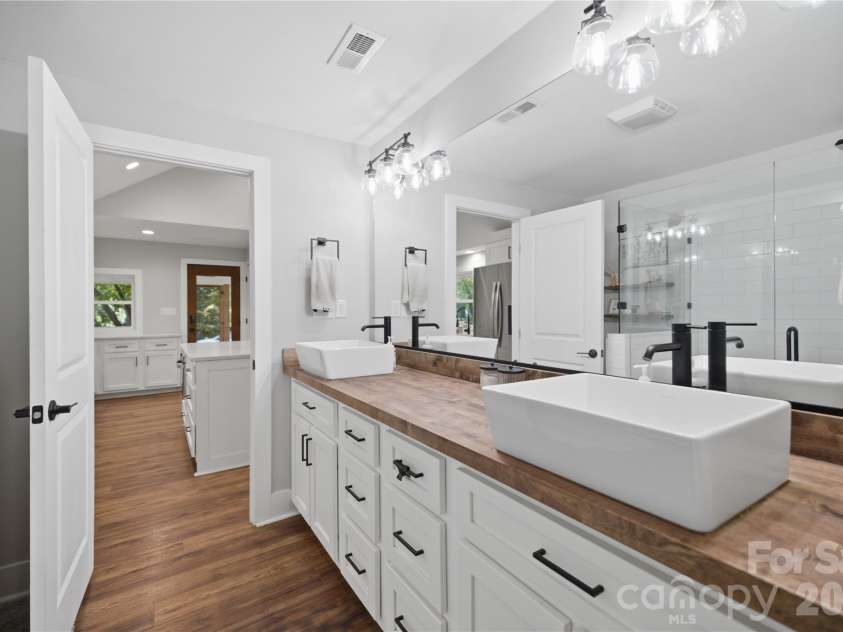 594 Rash Road, Olin, NC 28660.  MLS# CAR4417866, YatesRealty ID 50191. Double vanity