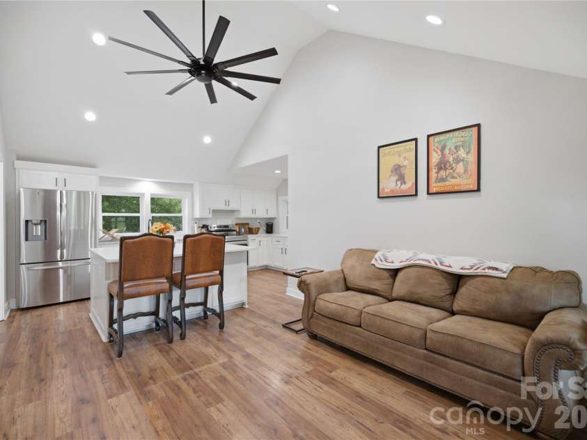 594 Rash Road, Olin, NC 28660.  MLS# CAR4417866, YatesRealty ID 50191. Livingroom