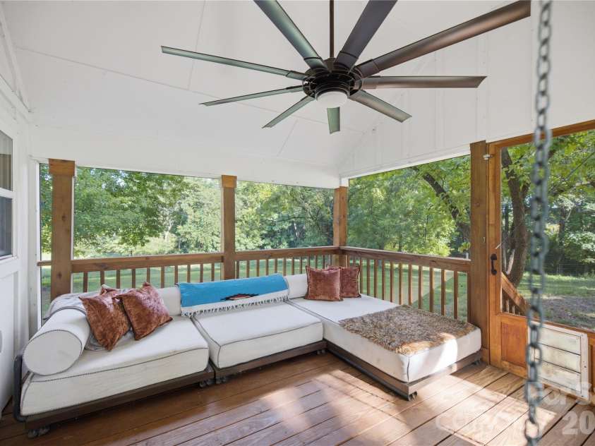 594 Rash Road, Olin, NC 28660.  MLS# CAR4417866, YatesRealty ID 50191. Screened in porch