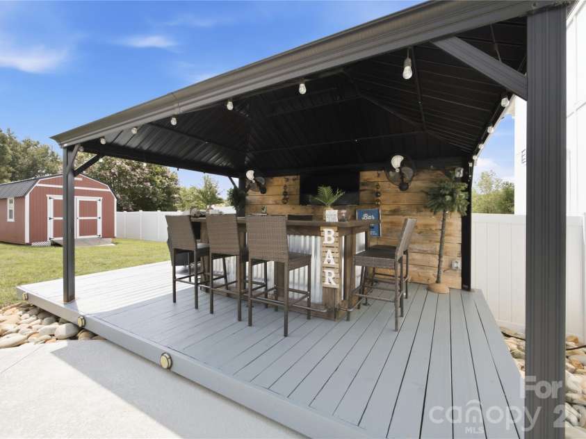 116 Burley Drive, Mooresville, NC 28115.  MLS# CAR4402820, YatesRealty ID 50204. Pool Gazebo